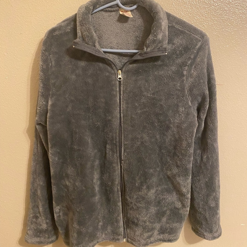 Soft zip up jacket